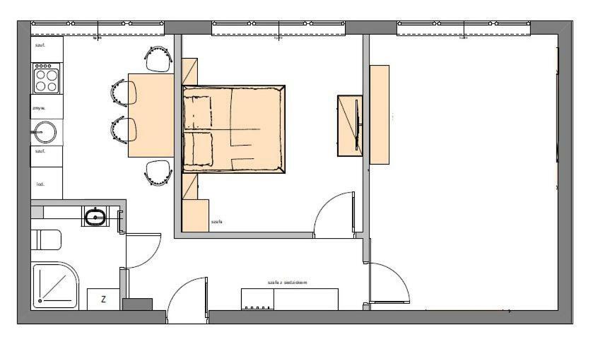 דירות Apartament Dwupokojowy Gdynia Srodmiescie מראה חיצוני תמונה